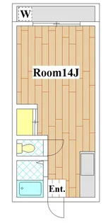 コンサーム等々力【2階】の間取り