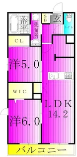プレミアメゾン【3階】の間取り
