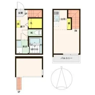 メルツ原町【1階】の間取り