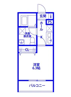 埼玉県さいたま市見沼区大和田町1【アパート】の間取り