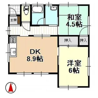 静岡県浜松市中央区小豆餅4【一戸建】の間取り