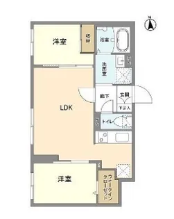 ウェルスクエア高円寺【3階】の間取り