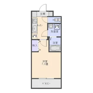iJマンションKasen【1階】の間取り