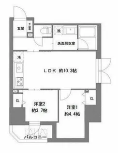 ラヴィータ東上野【3階】の間取り