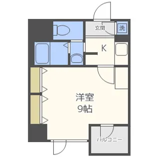 ルクレ西長堀【2階】の間取り