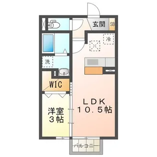 ラルーチェ【1階】の間取り