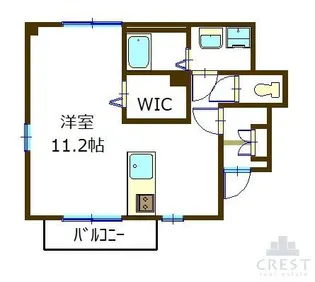 アイリス【1階】の間取り