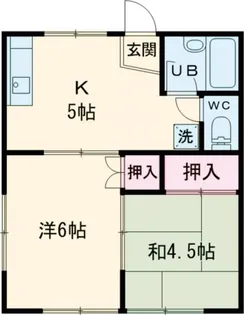 ウィンザー上北沢【2階】の間取り