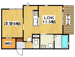 プリマベーラ【1階】の間取り