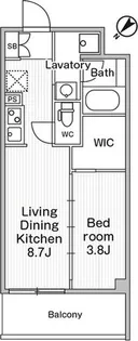 コンフォリア・リヴ巣鴨【3階】の間取り