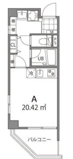 クーカイテラス中目黒【3階】の間取り