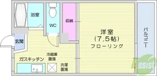 コーポしかま【2階】の間取り