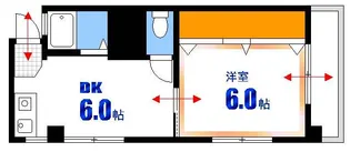 新福島ビル【4階】の間取り