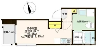 東京都板橋区高島平3【アパート】の間取り