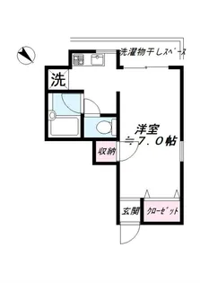 ヴィラージュ仲池上【1階】の間取り
