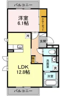 神奈川県海老名市国分北1【アパート】の間取り