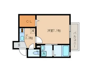 東京都品川区西大井2【アパート】の間取り