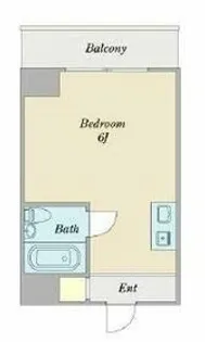 ニューガイアリルーム西葛西No.59【7階】の間取り