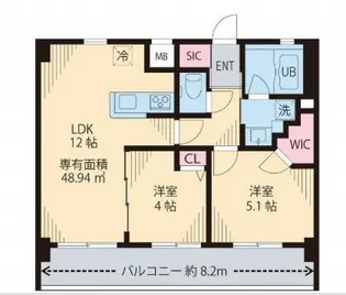 Mia Casa I【4階】の間取り