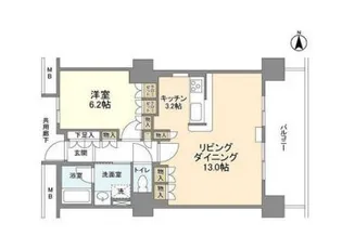東京都江東区豊洲5【マンション】の間取り