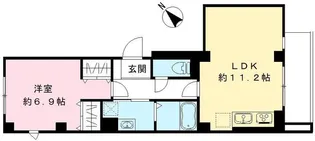 フォーリーフクローバー神楽坂【2階】の間取り