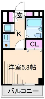神奈川県横浜市港北区綱島西1【マンション】の間取り