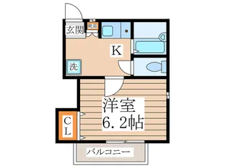 メゾンクアトロ【1階】の間取り