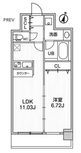LaDouceur天満【11階】の間取り