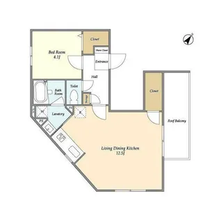 東京都文京区小石川5【マンション】の間取り