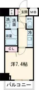 メインステージ板橋本町駅前II【3階】の間取り