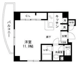東京都新宿区四谷坂町【マンション】の間取り