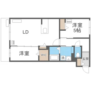 NCウイング中央【2階】の間取り