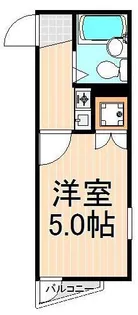 ゼネラルハイツ北千住【2階】の間取り