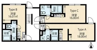 ハーモニーコート東尾久【1階】の間取り