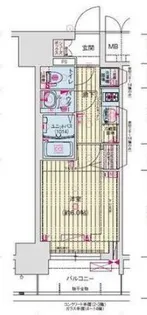 プレサンス葵デュリス【14階】の間取り