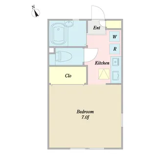 リバティーベル杉並【1階】の間取り