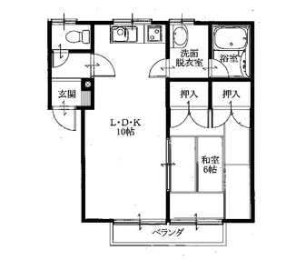 ルクソールA【2階】の間取り