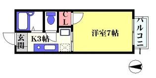 ウエストヴィレッジ S-1【1階】の間取り