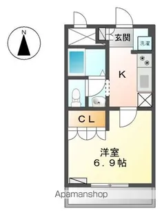 千葉県我孫子市我孫子1【アパート】の間取り