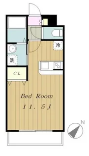 ブルックスエトワール【4階】の間取り
