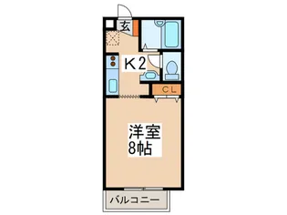 ベルフィ-ユ青葉台【1階】の間取り