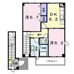 ソル・レヴェンテIII【2階】の間取り