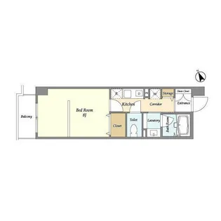 インプルーブ清澄白河【4階】の間取り