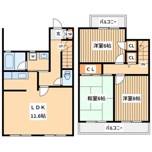 レジデンス光和114の間取り