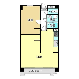 サンハイムつつじが丘【2階】の間取り