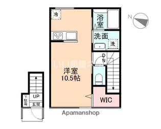 EdgeMoment荻布 A棟【2階】の間取り