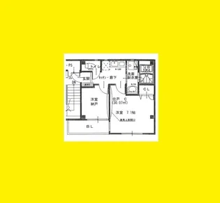 リトルフラワー【3階】の間取り