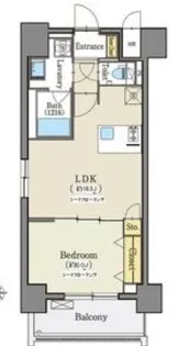 ファスティーナ志賀本通【6階】の間取り
