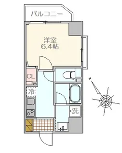 奥平レジデンス【10階】の間取り