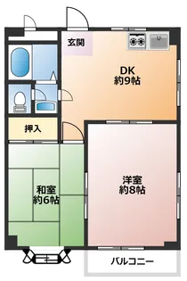 ロイヤルハイツ上尾【2階】の間取り